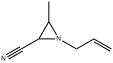 2-Aziridinecarbonitrile,3-methyl-1-(2-propenyl)-(9CI) Structure