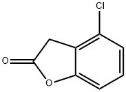 2(3H)-Benzofuranone, 4-chloro- Struktur