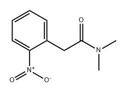 Benzeneacetamide, N,N-dimethyl-2-nitro- Structure