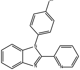1-(4-溴苯基)-2-(2-吡啶基)苯并咪唑, 760212-64-4, 结构式