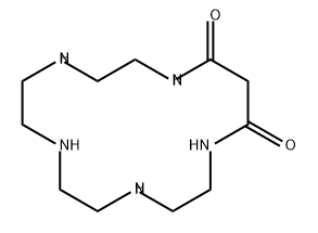 1,4,7,10,13-Pentaazacyclohexadecane-14,16-dione Structure