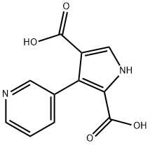 1H-Pyrrole-2,4-dicarboxylic acid, 3-(3-pyridinyl)-