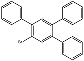 1,1′:2′,1′-三苯基,4′-溴-5′-苯基- 结构式