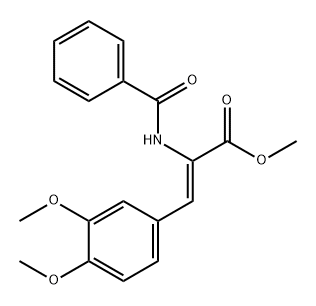 2-Propenoic acid, 2-(benzoylamino)-3-(3,4-dimethoxyphenyl)-, methyl ester, (2Z)-