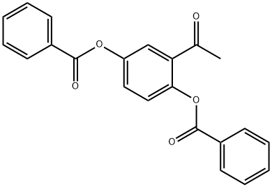 Ethanone, 1-[2,5-bis(benzoyloxy)phenyl]- Structure