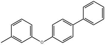 1,1'-Biphenyl, 4-(3-methylphenoxy)- Struktur