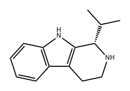 1H-Pyrido[3,4-b]indole, 2,3,4,9-tetrahydro-1-(1-methylethyl)-, (1S)- Structure