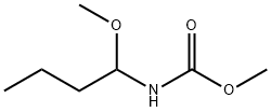 Carbamic acid, N-(1-methoxybutyl)-, methyl ester Structure