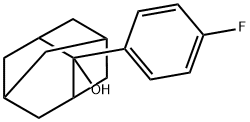 Tricyclo[3.3.1.13,7]decan-2-ol, 2-(4-fluorophenyl)-,76481-44-2,结构式