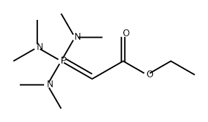 Acetic acid, 2-[tris(dimethylamino)phosphoranylidene]-, ethyl ester