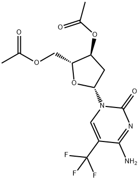 Cytidine, 2'-deoxy-5-(trifluoromethyl)-, 3',5'-diacetate