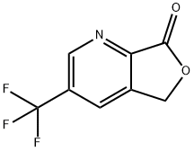Furo[3,4-b]pyridin-7(5H)-one, 3-(trifluoromethyl)- Structure