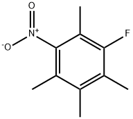 1-Fluoro-2,3,4,6-tetramethyl-5-nitrobenzene Structure