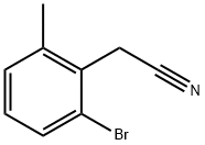 Benzeneacetonitrile, 2-bromo-6-methyl- 结构式