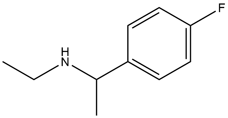 ethyl[1-(4-fluorophenyl)ethyl]amine 结构式