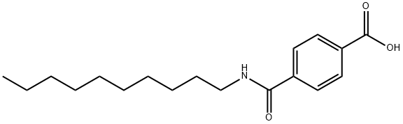 4-[(癸氨基)羰基]苯甲酸,767232-53-1,结构式