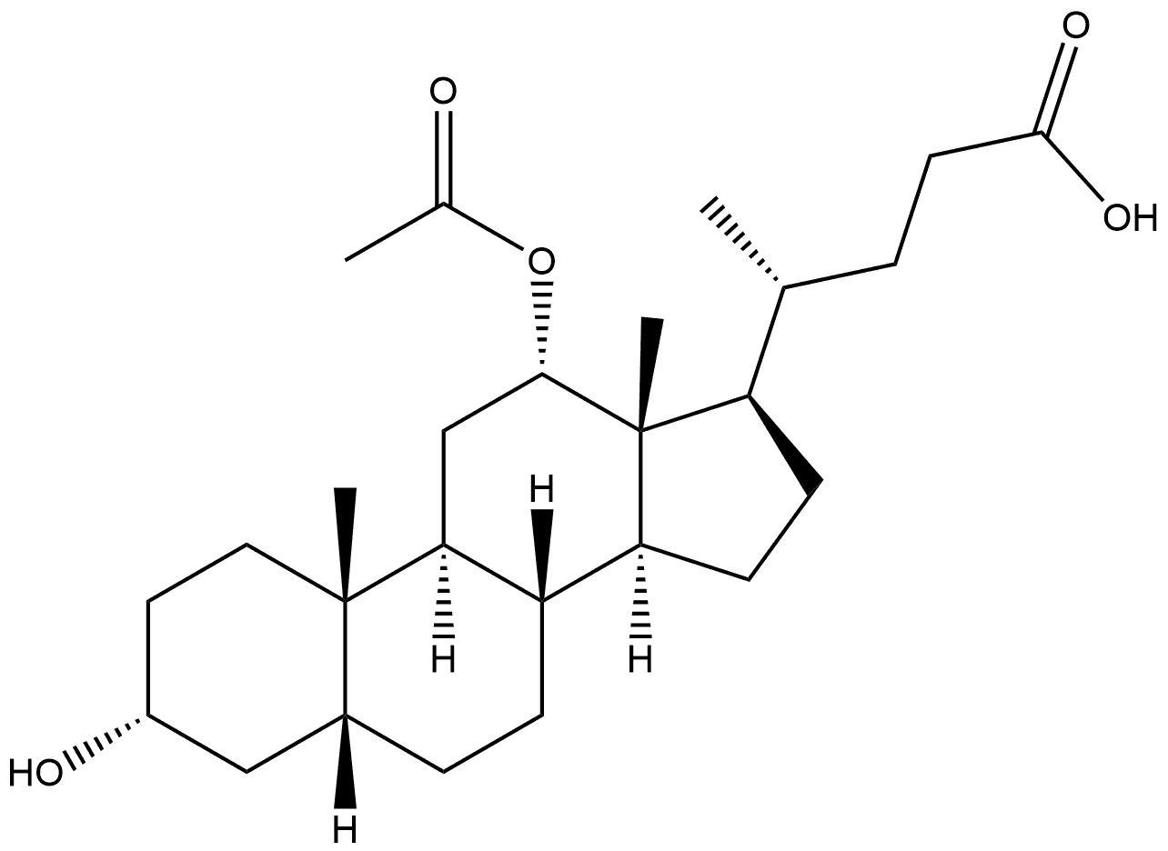 Cholan-24-oic acid, 12-(acetyloxy)-3-hydroxy-, (3α,5β,12α)-