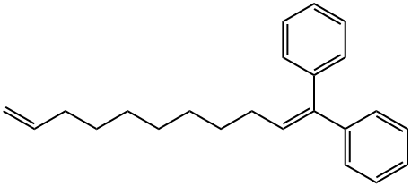 Benzene, 1,1'-(1,10-undecadienylidene)bis- Struktur
