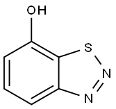 1,2,3-Benzothiadiazol-7-ol 结构式