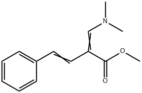 3-Butenoic acid, 2-[(dimethylamino)methylene]-4-phenyl-, methyl ester