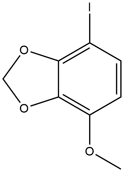 4-Iodo-7-methoxy-1,3-benzodioxole Structure