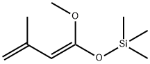 Silane, [[(1E)-1-methoxy-3-methyl-1,3-butadien-1-yl]oxy]trimethyl- Struktur