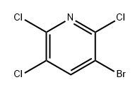 Pyridine, 3-bromo-2,5,6-trichloro- Structure