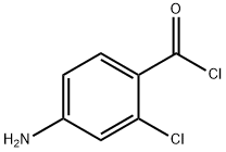 Benzoyl chloride, 4-amino-2-chloro- 化学構造式