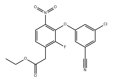 770719-10-3 Ethyl 3-(3-chloro-5-cyanophenoxy)-2-fluoro-4-nitrobenzeneacetate
