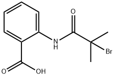 Benzoic acid, 2-[(2-bromo-2-methyl-1-oxopropyl)amino]- Struktur