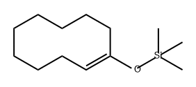 Cyclodecene, 1-[(trimethylsilyl)oxy]- Struktur