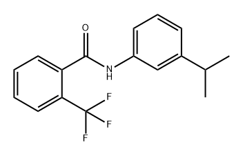 Benzamide, N-[3-(1-methylethyl)phenyl]-2-(trifluoromethyl)-|