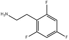 Benzeneethanamine, 2,4,6-trifluoro- Struktur