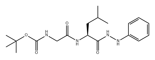 L-Leucine, N-[(1,1-dimethylethoxy)carbonyl]glycyl-, 2-phenylhydrazide (9CI)