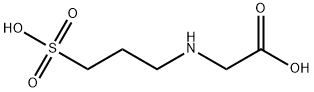 Glycine, N-(3-sulfopropyl)- Structure