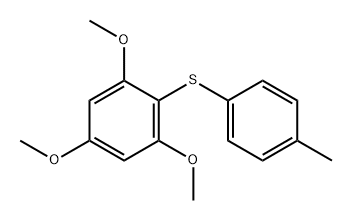 Benzene, 1,3,5-trimethoxy-2-[(4-methylphenyl)thio]- 结构式