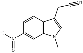 2-(1-methyl-6-nitro-1H-indol-3-yl)acetonitrile Structure