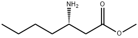 methyl (S)-3-aminoheptanoate Structure