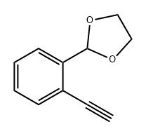 1,3-Dioxolane, 2-(2-ethynylphenyl)- Struktur