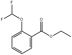Benzoic acid, 2-(difluoromethoxy)-, ethyl ester,773134-77-3,结构式