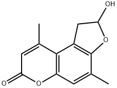 7H-Furo3,2-f1benzopyran-7-one, 1,2-dihydro-2-hydroxy-4,9-dimethyl-|