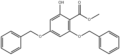 Methyl 4,6-Bisbenzyloxy-2-hydroxybenzoate Structure