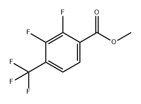 Benzoic acid, 2,3-difluoro-4-(trifluoromethyl)-, methyl ester Structure