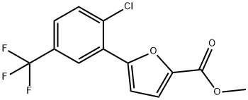2-Furancarboxylic acid, 5-[2-chloro-5-(trifluoromethyl)phenyl]-, methyl ester