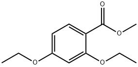 Benzoic acid, 2,4-diethoxy-, methyl ester 结构式