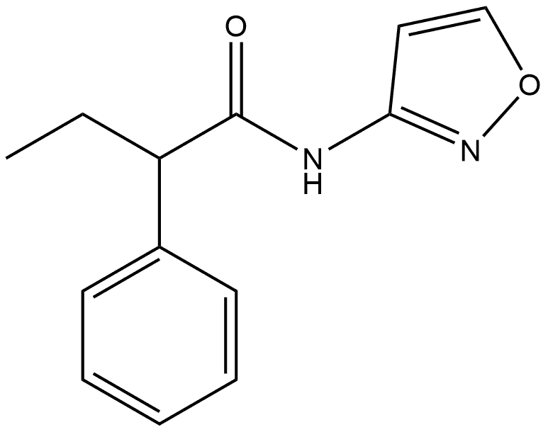 N-(Isoxazol-3-yl)-2-phenylbutanamide Struktur