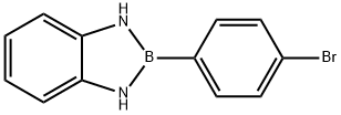 1H-1,3,2-Benzodiazaborole, 2-(4-bromophenyl)-2,3-dihydro- Structure