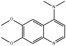 4-Quinolinamine, 6,7-dimethoxy-N,N-dimethyl- Struktur