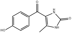 2H-Imidazol-2-one, 1,3-dihydro-4-(4-hydroxybenzoyl)-5-methyl- Structure