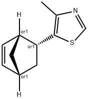 Thiazole, 5-(1R,2R,4R)-bicyclo[2.2.1]hept-5-en-2-yl-4-methyl-, rel- (9CI) 结构式